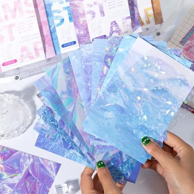 14 Pcs/set Starry Night Series Material Stickers Handbook Decorative Collage DIY Scrapbook Planner Journal Sticker
