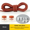Elastic Round Lock Shoe Laces No Tie Shoelace Children's Sneakers Shoelaces Without Ties Kids Adult Laces for Shoes Shoestrings