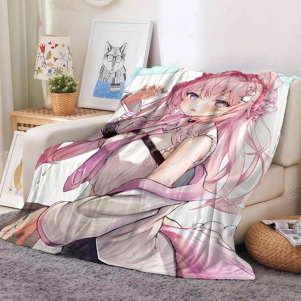 VTuber Hakui Koyori Blanket Soft and Skin Friendly For Couch Bed Napping Bedspread All Seasons Comforter