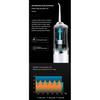Oral Irrigator Portable Water Flosser, USB Rechargeable Water Jet Tooth Pick + 4 Jet Tip 3 Modes Waterproof Teeth Cleaner