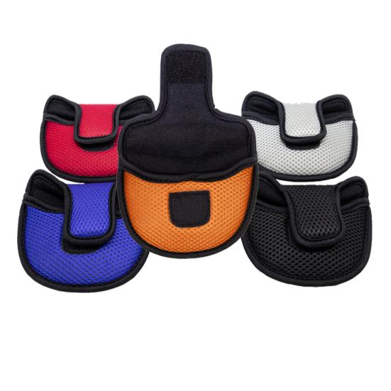 Golf Putter Headcover Portable Mesh Head Cover Versatile Club Protector with Fastener Tape for Most Golf Putters
