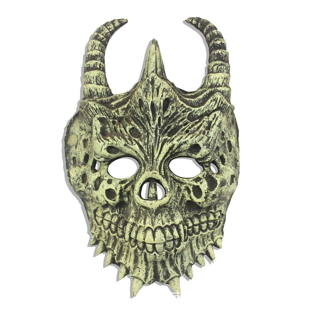 3D Halloween Mask Realistic Stage Performance Props Cosplay Full Head Skull Mask Home