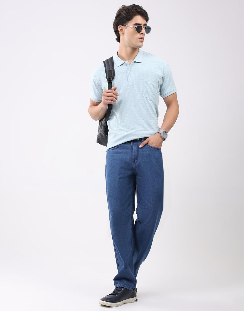 Monte Carlo Men's Collar Half Sleeve T-Shirt