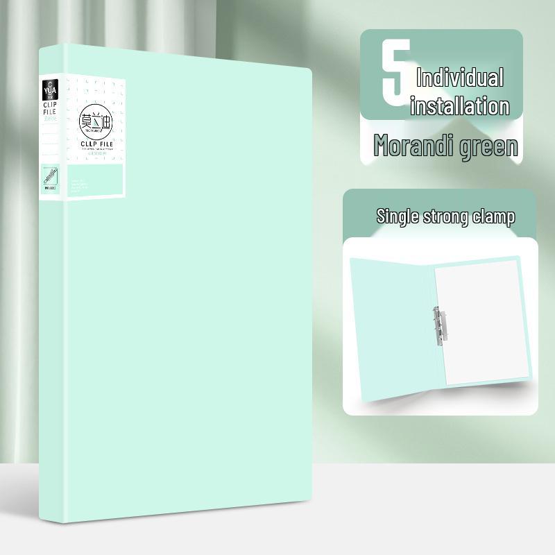 Thickened Test Paper Data Folder: Durable Clipboard for Students and Offices