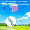 Stainless Steel Retractable Fishing Net Insect Butterfly Dragonfly Net Outdoor Portable Fishing Net Children Fun Game Toys