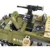 New Arrival World War II Military Series M1126 Armored Vehicle Model Collection Ornaments Building Blocks Bricks Toys