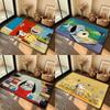 Cartoon S-Snoopys Cute Carpet Bathroom Anti-slip Mat Door Mat Home Decoration Mat Entrance Door Mat Scratch-resistant Door Mat