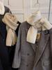 Women Winter Atmosphere Solid Color Simple Soft Warm Lazy Style Small Neck New Korean Versatile Knitted Scarf