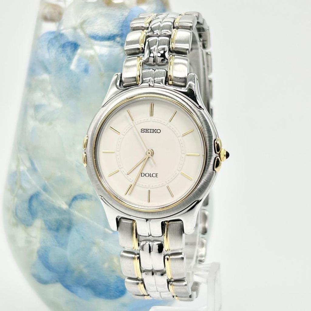 [USED] SEIKO DOLCE 8J41-6140 Quartz Wristwatch