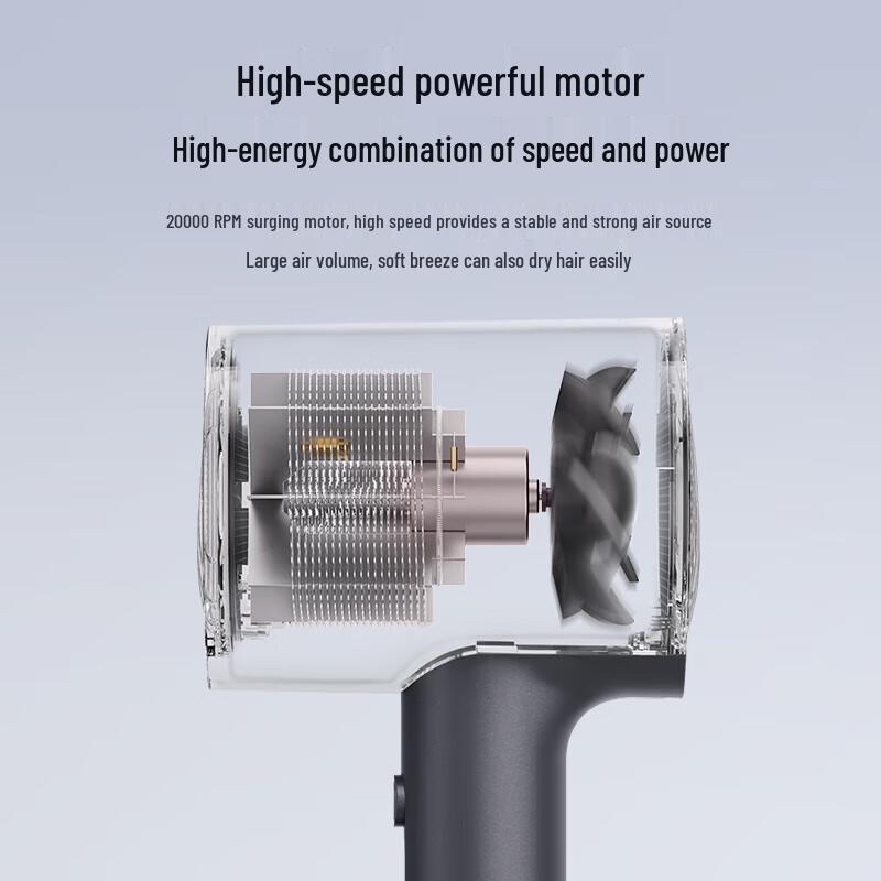 Midea Negative Ion Hair Dryer CN plug (adapter included)
