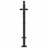 Garden Gate Black 110 X 105 Cm Powder Coated Steel