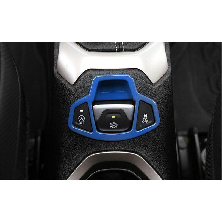 For Jeep Renegade 15-2023 Glossy Blue Console Electronic Handbrake Cover Trim