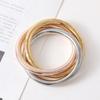 Bracciale Luce Lusso Moda Versatile Bracciale a Tre Strati Colore Misto Avvolgimento Bracciale Elastico