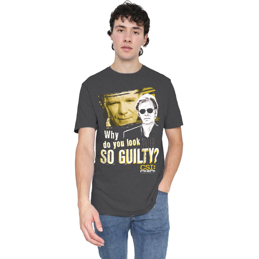 Csi Miami So Guilty T-Shirt S-2XL Charcoal XXXL