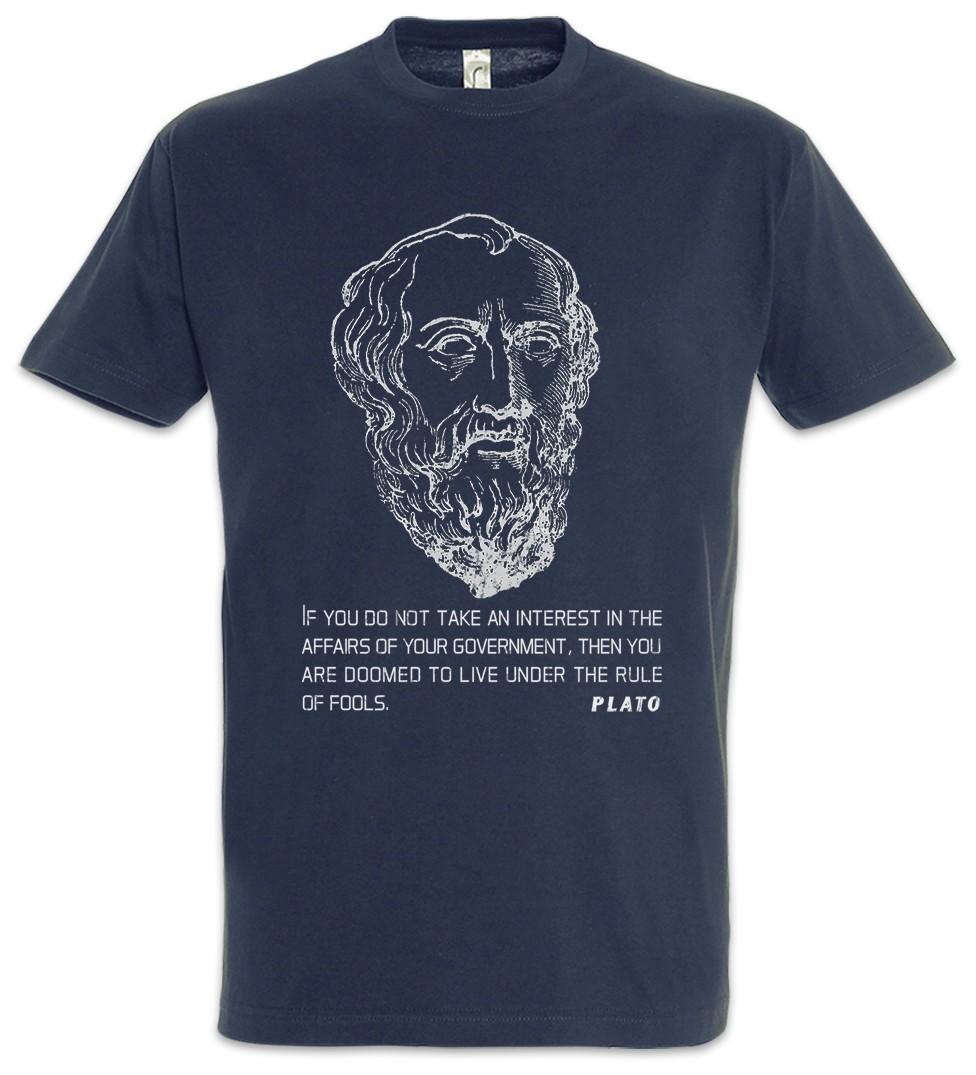 Plato If You Do Not Mens T-Shirt Mens Womens Tees Top Quote Quote Plato Philosopher Philosopher L