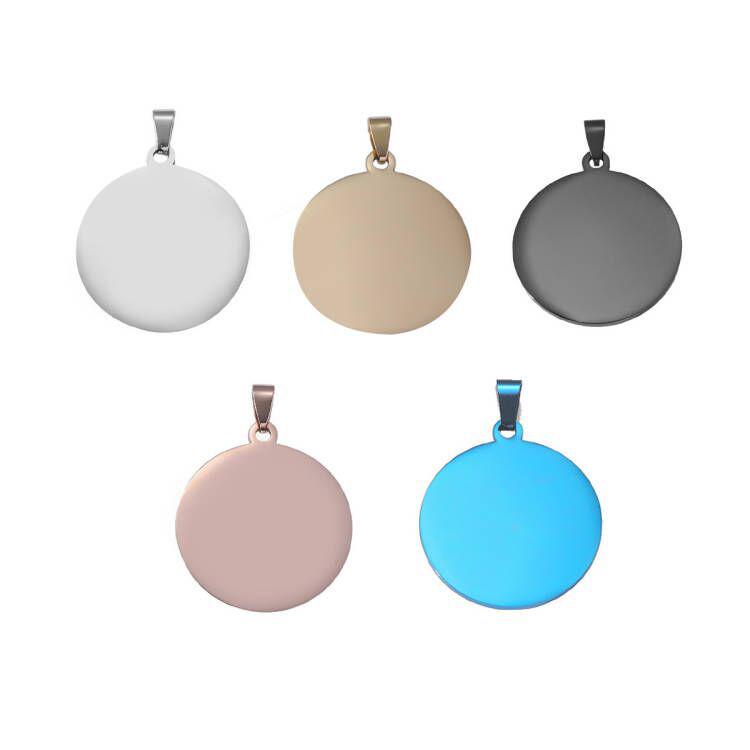 Gold-Plated Titanium Steel Military Dog Tag Necklace with Custom Engraving