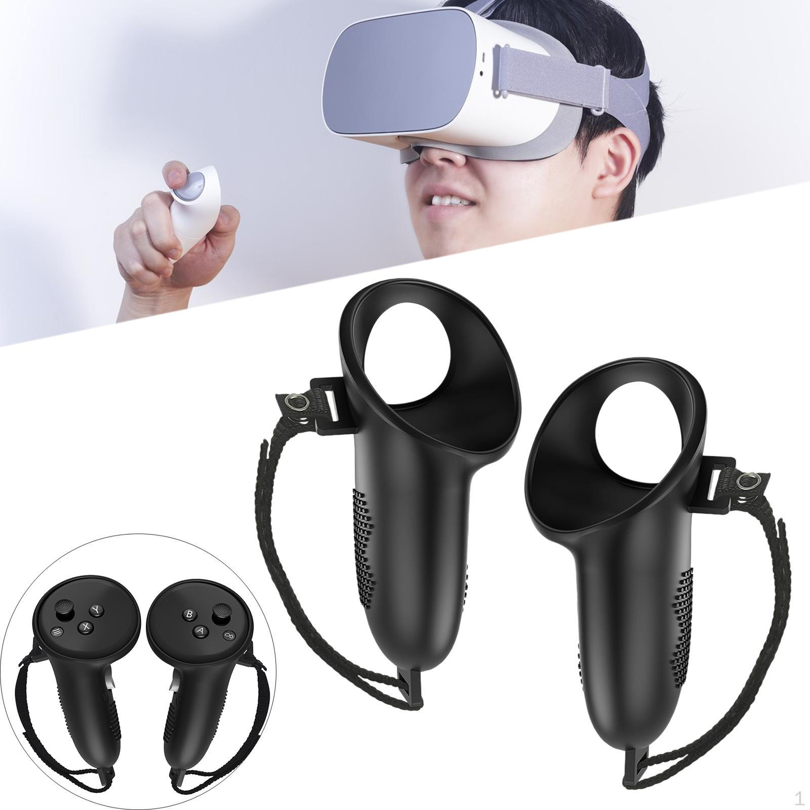 

Крышка ручек контроллера Защитный рукав Запасные части Ударопрочная удобная нескользящая гарнитура чёрный