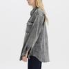 Levis Rock & Roll Series Casual Lapel Hem Whisker Design Single-Breasted Denim Jacket Women Jackets 002Z1-0000