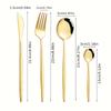 4/6/16/24pcs Home Portuguese Style Cutlery Set Restaurant Hotel Steak Knife Fork Spoon Dessert Spoon