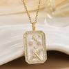 Neck Jewelry 12 Constellation Necklace Gold Plated Zodiac Pendant Necklace  Unisex