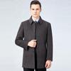 Autumn and winter middle-aged double-sided cashmere coat men's medium-length thickened business casual woolen top jacket