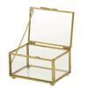 Geometric Glass Jewelry Box Flower Pots