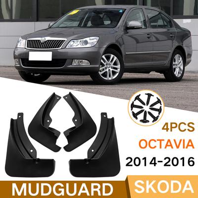Lapačky nečistot pro vůz Škoda Octavia 2014-2016 Lapačky nečistot přední zadní blatník
