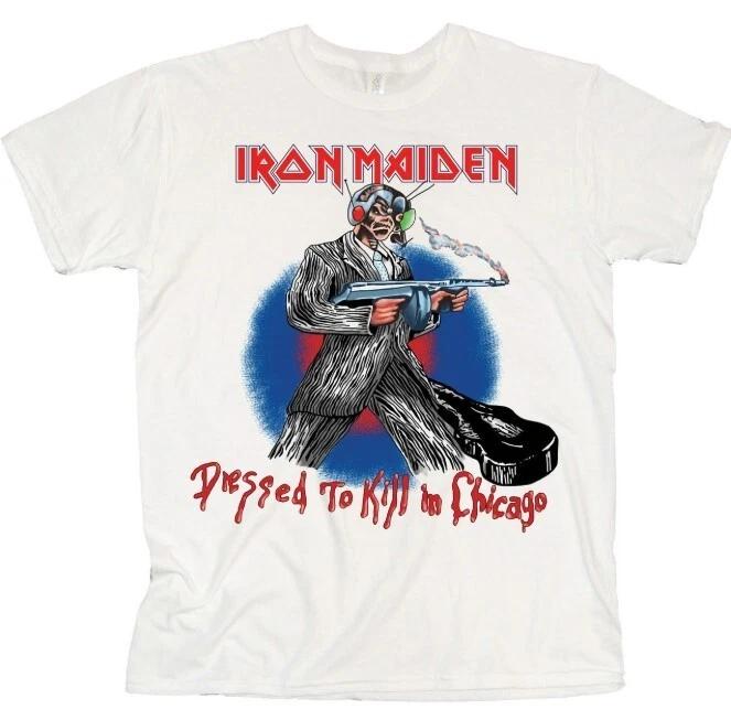 Iron Maiden  Chicago Mutants  (White) T-Shirt 4XL