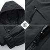 Winter New men's down jacket loose Korean all-matching thickened white duck down Hong Kong style hooded men's coat
