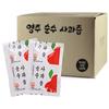 Cheongsunhan Nongbu Yeongju Pure 100% Apple Juice 100ml 100 Pcs