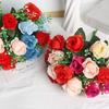 Simulated Flower Bouquet Fragrant Roses Finished Wedding Home Decoration High-end Vase Flower Arrangement Photography Props