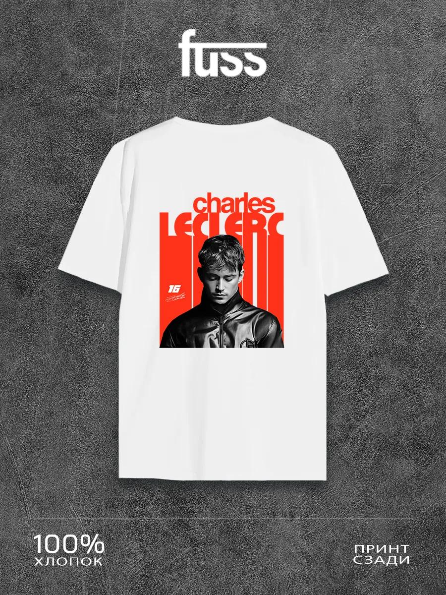 T-shirt with Charles Leclerc print on the back XL