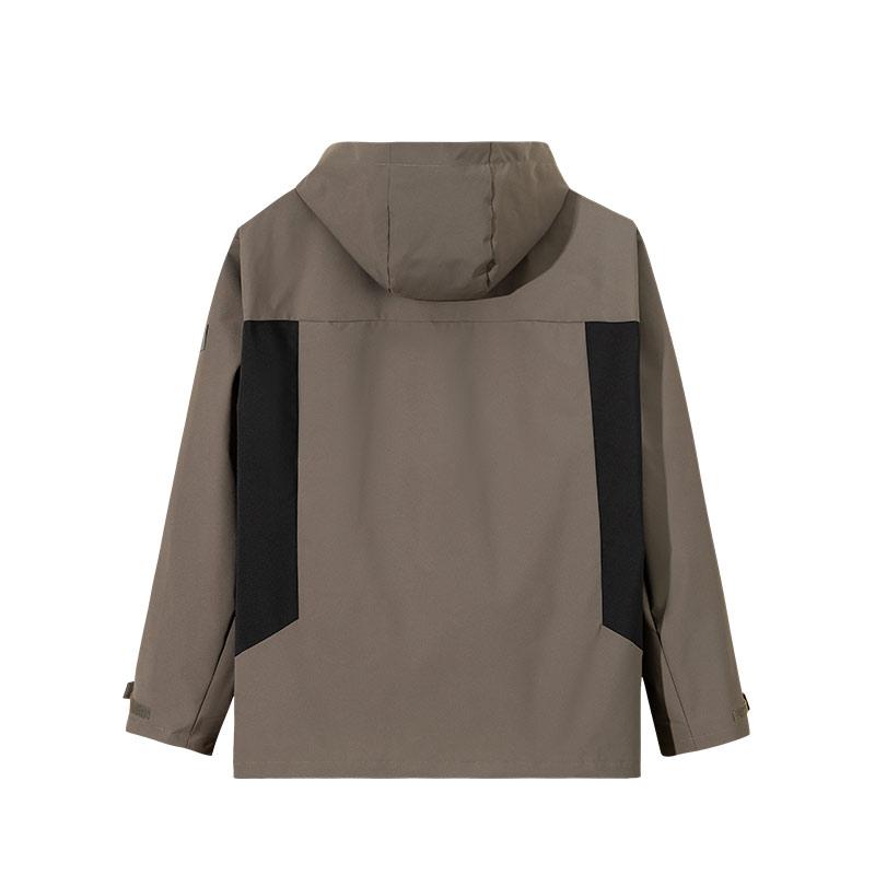 Anta Comfortable Breathable Versatile Jacket With Zipper And Hood Men Jacket Deep-Green Basic-Black 152517602S-4