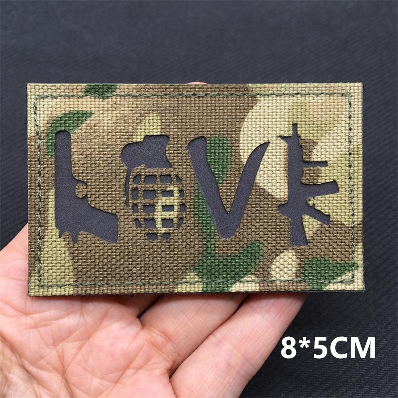 3D Multicam Nationalflaggen Aufnäher Ir Reflektierende Aufnäher Auf Kleidung Taktische Abzeichen Klettverschluss Lasergeschnittene Zubehörteile Diy Zubehör