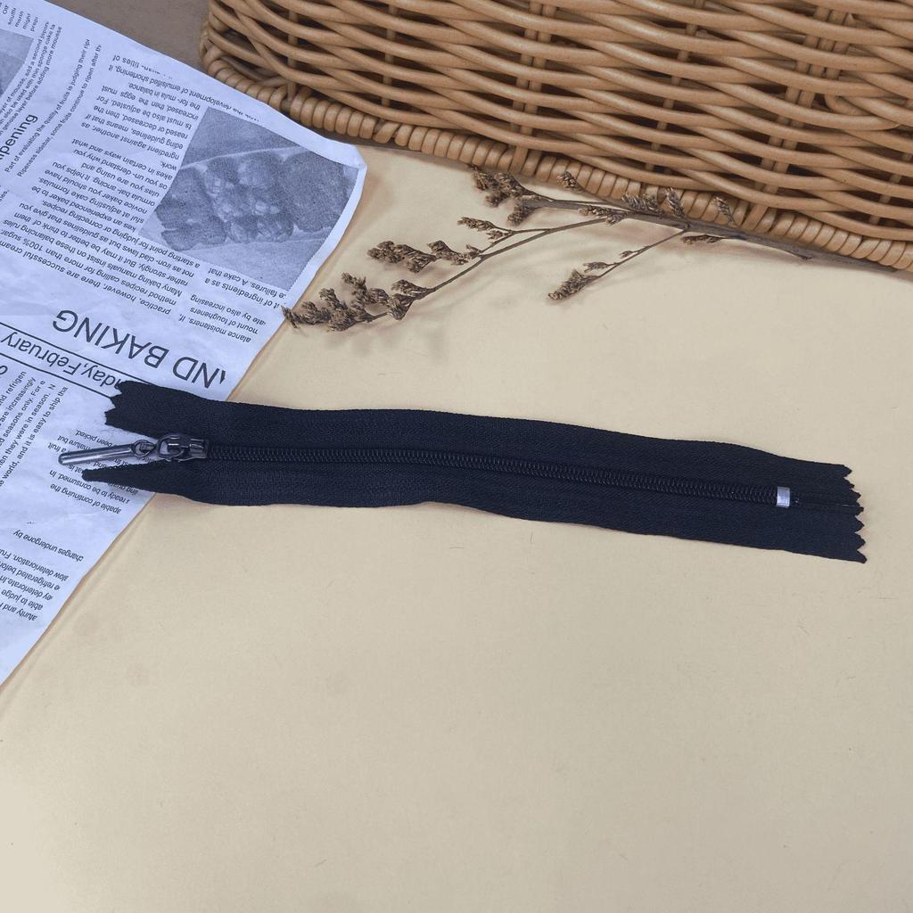 15cm Nylon Round Head Zipper for Clothing, Pockets, Luggage, Decorative Accessory