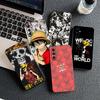 One Luffy Pieces Silicone Phone Cover for Apple iPhone 17 Air 12 13 Pro Max Mini ProMax 7 + 8 Plus Soft Case