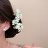 Sweet Pastel Floral Hair Clips Artificial Flower Bouquet U Pins Delicate Hair Accessories For Wedding Party Daily Hair Styling