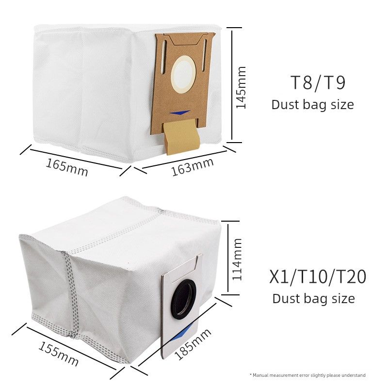 Applicable to Ecovacs Sweeping Robot T8/T9/X1/T10omni/T20 Dust Collection Bag Dust Bag Garbage Bag Accessories