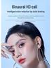 Mini Wireless Bluetooth Earphones: Invisible, Waterproof, Noise-Cancelling In-Ear Headphones for Running with Display