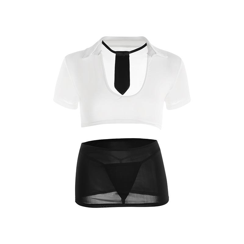 Erotic Lingerie Women's Adult Sexy Secretary Uniform Small Breasts Seduction Cosplay Suit Passion Women's Clothing