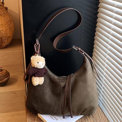 Large Capacity Bag Women's 2025 Autumn New Retro Shoulder Armpit Bag, Foreign Style Commuter Leisure Niche Tote Bag