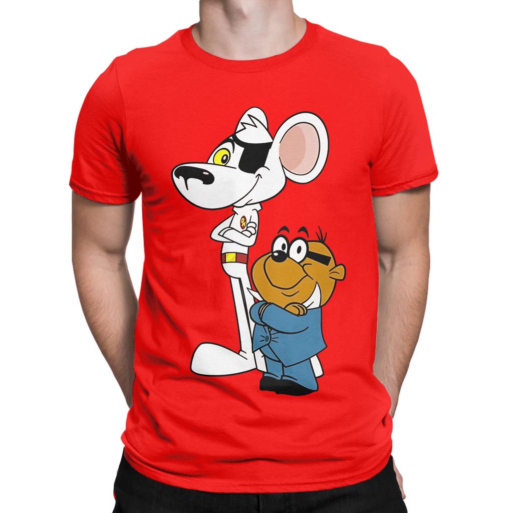 my penfriends Novelty 100 Cotton TShirt Danger Mouse Tops Tees For Unisex