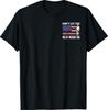 Retro Nie Pozwól Staremu Człowiekowi w Cowboyskim T-shircie z Flagą USA