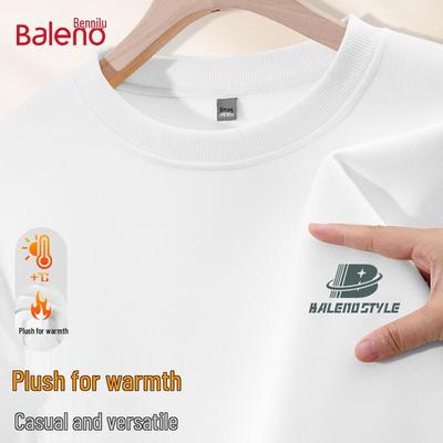 Baleno Herrfleecefodrad Crewneck-tröja