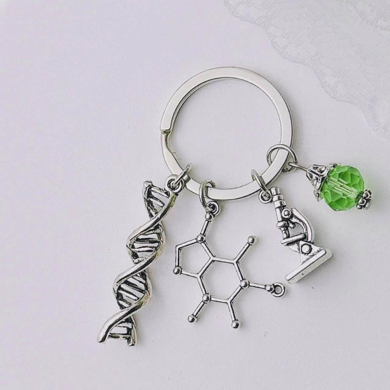 Portachiavi Molecolare Accessorio Essenziale per Appassionati di Scienza Biologica