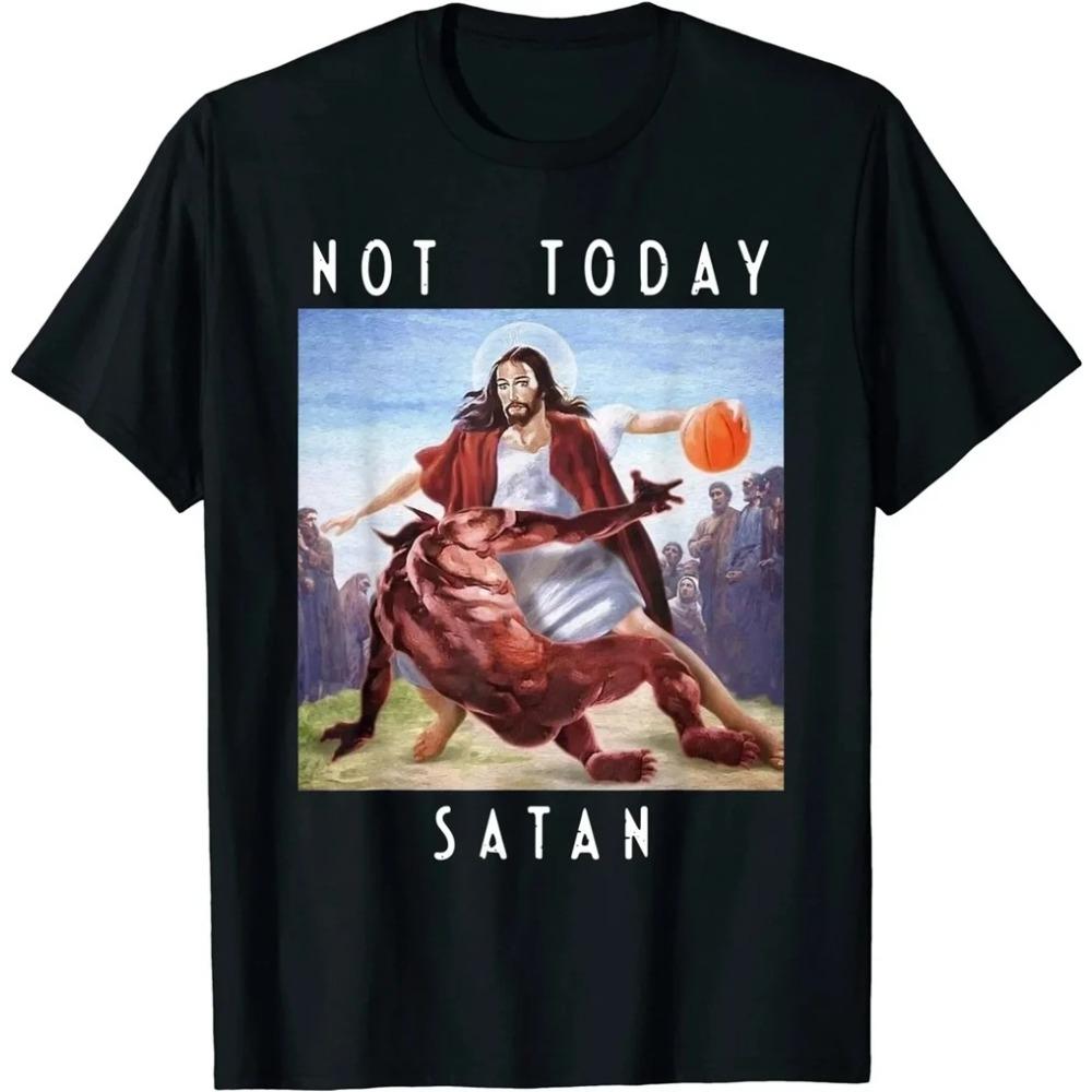 Jesus "I Saw That!" Meme T-Shirt, Unisex Christian Humor Streetwear Tee, 100% Cotton Casual Short Sleeve Top
