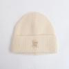 Wool hat women's autumn and winter new letter R standard knitted hat flanged ear protection warm Internet celebrity cold hat tide