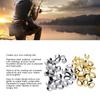 80PCS Gold and Silver Fishing Spoon Rigs with Box Fishing Spinner Blades  Fishing Lure Accessories