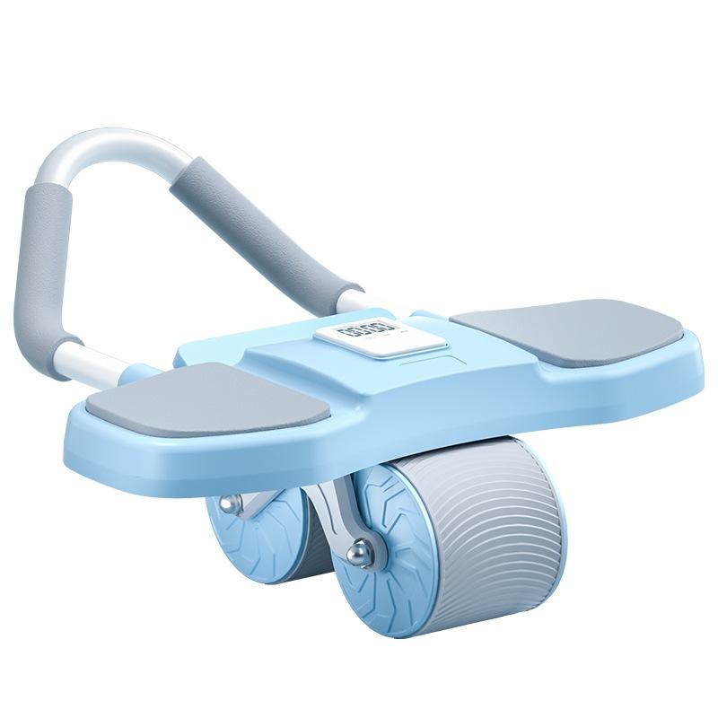 Chronograph-Ellenbogenorthese, automatischer Rückprall, Bauchmuskelrad, Curl, Bauchmuskelrad, Plank-Unterstützung, Heimfitness, Bauchabnehmen, Fettverbrennung