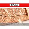 SCIOEN Ladies Clutch Pink Gold Wallet Crossbody Bag Women 2019 Metal Leaf Lock Women's Tote